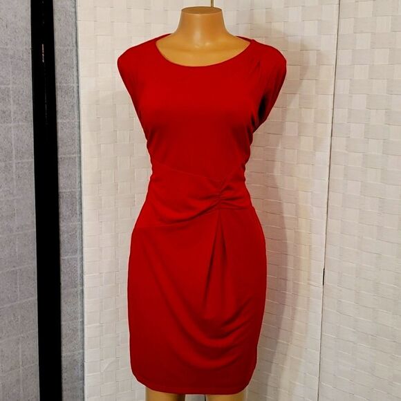 LARK&RO 3/4 OF SLEEVE INVISIBLE BACK ZIPPER CLOSURE WOMEN"S DRESS - Picture 13 of 14